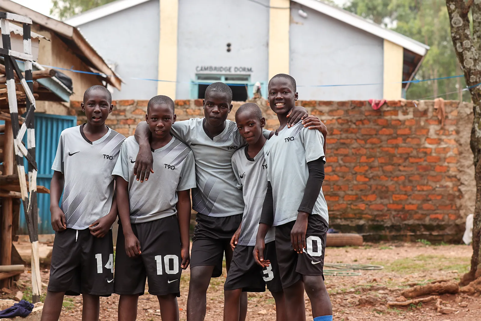 Handball players training at Sikri Junior Academy