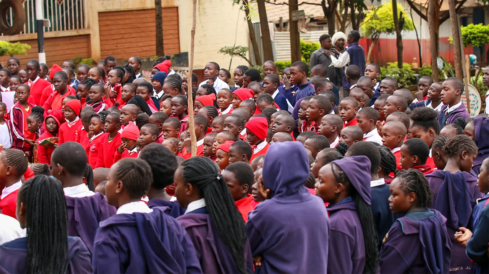 Music learners at Sikri Junior Academy Oyugis