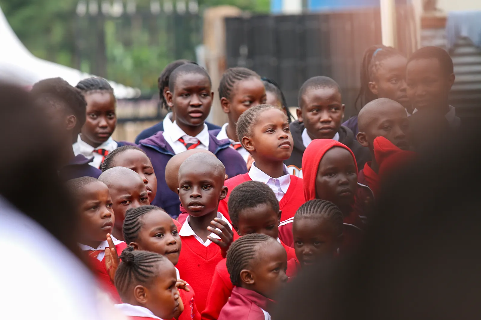 Sports pupils at Sikri Junior Academy in Homa Bay