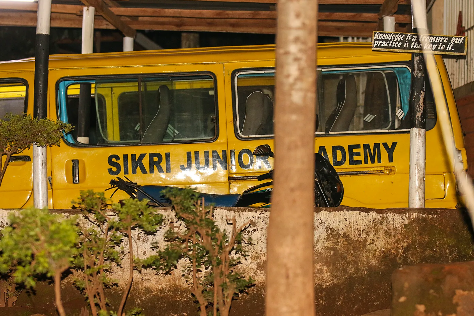 Sikri Junior Academy transport route vehicle